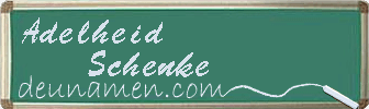 Adelheid Schenke Visitenkarte